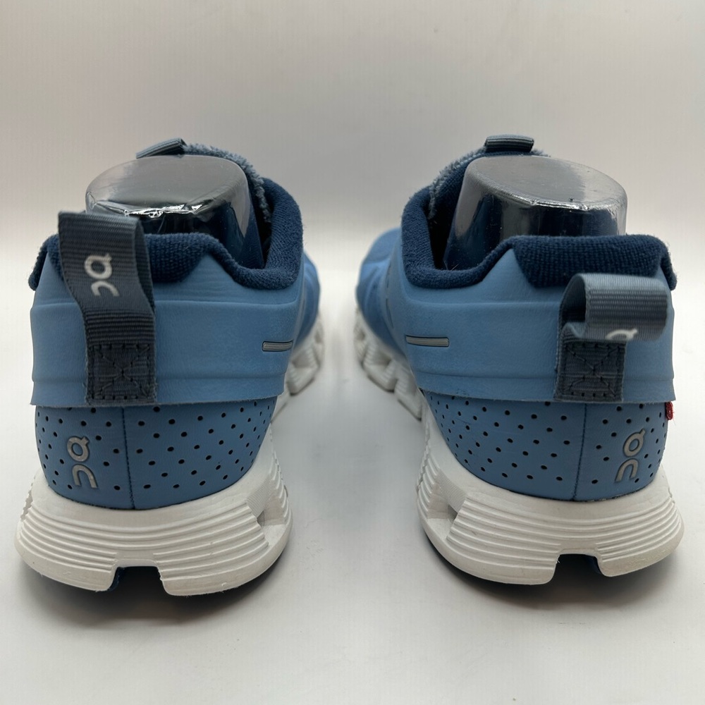 Like NEW Men's On Cloud 5 Terry Neptune White & Blue Running Shoe Sneaker SZ 9.5 - Picture 12 of 16
